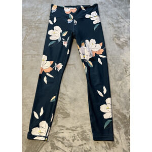 Athleta Floral Elation 7/8 Women’s Activewear Leggings SZ Small Fitness Athletic